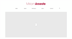 Desktop Screenshot of miriamaroeste.com